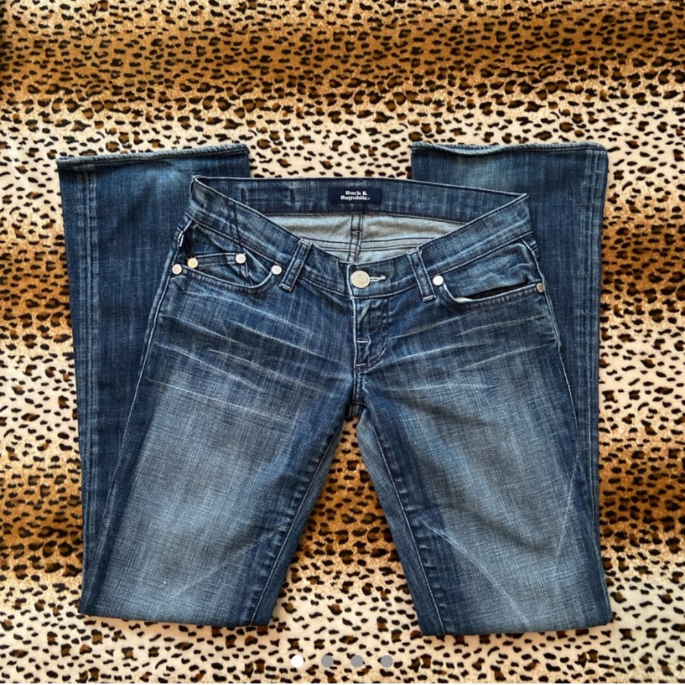 Y2K low rise bootcut jeans